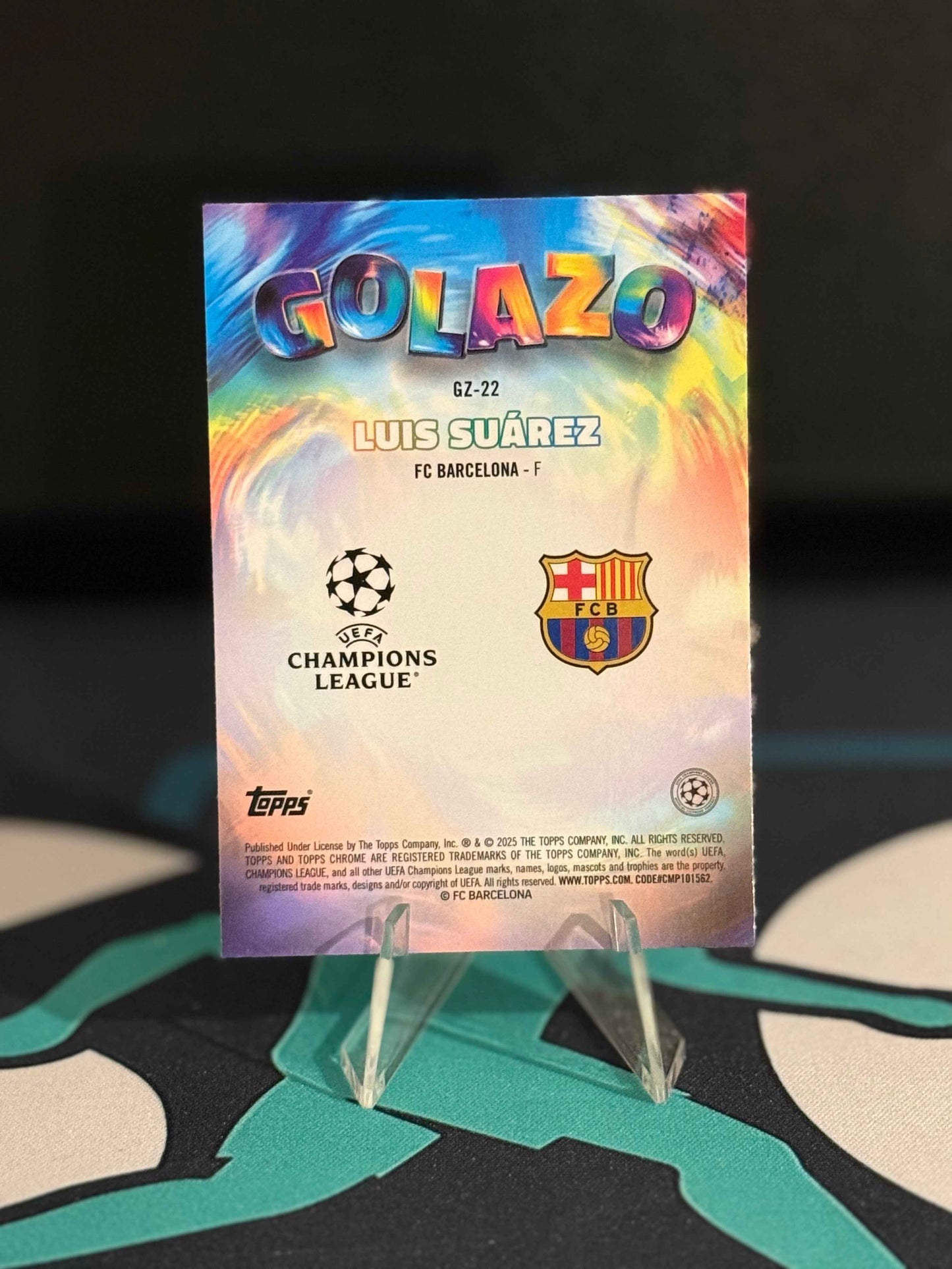 2024/2025 Topps Chrome UCC Luis Suarez Golazo