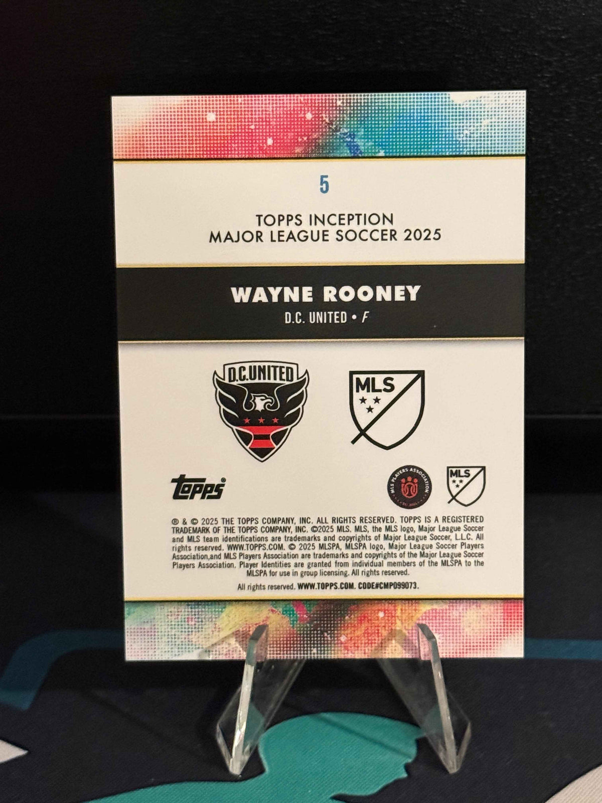 2025 Topps Inception MLS Wayne Rooney