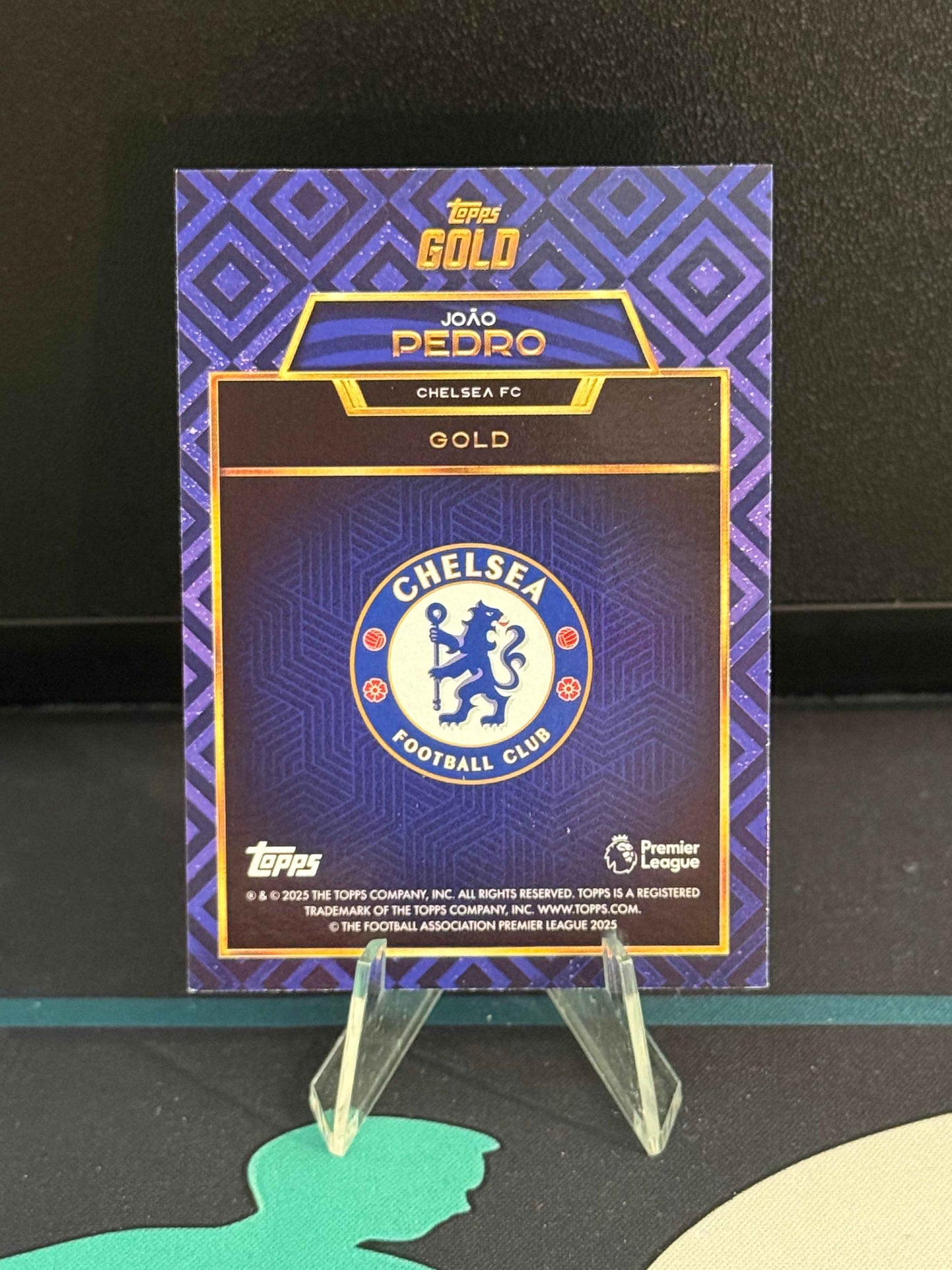 2025/2026 Topps Gold Premier League Joao Pedro Blue Parallel /99