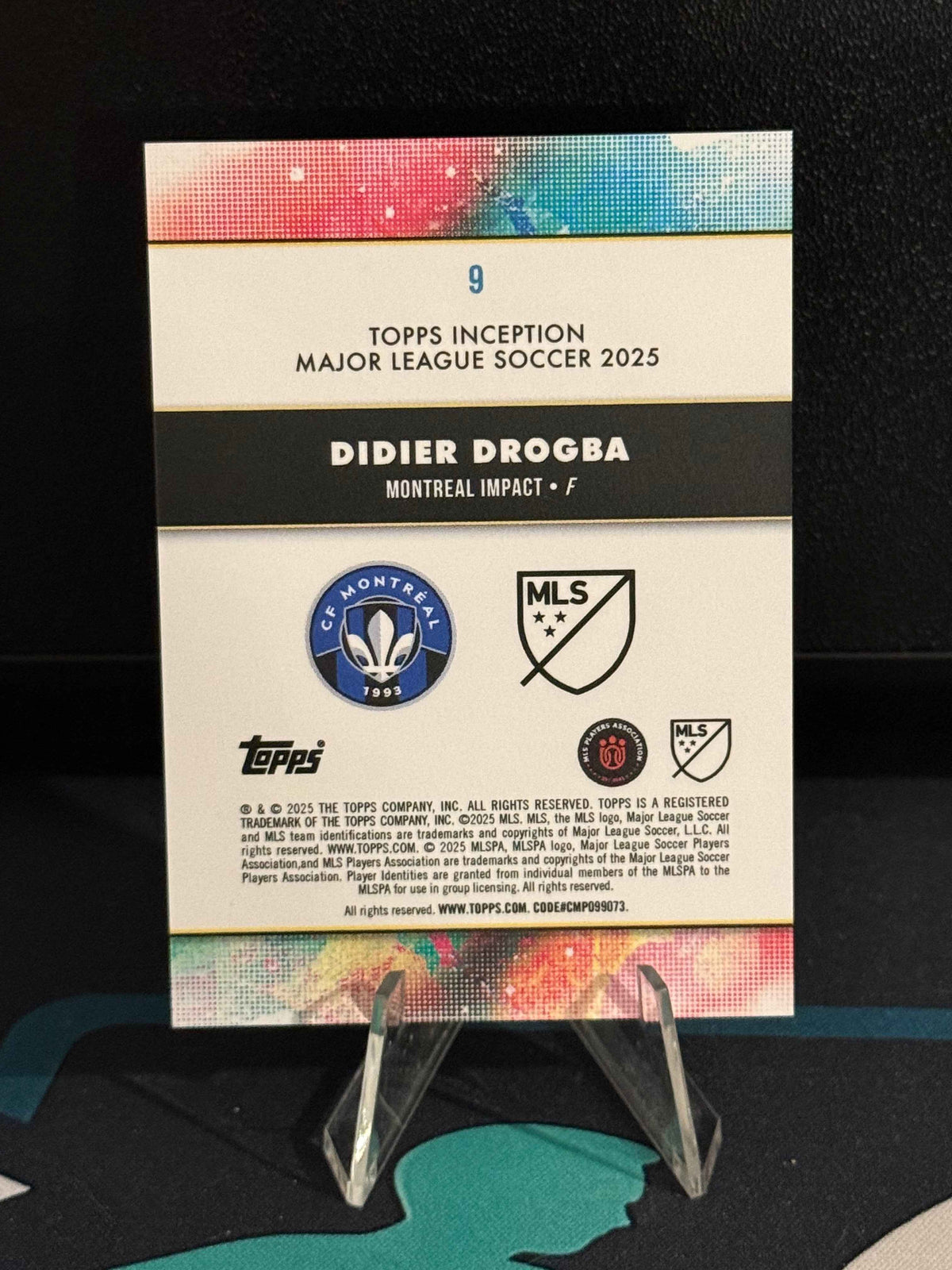 2025 Topps Inception MLS Didier Drogba Pink Parallel /35
