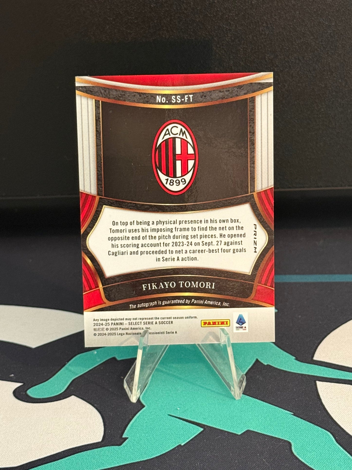 2024/2025 Panini Select Serie A Fikayo Tomori Autograph Silver Parallel