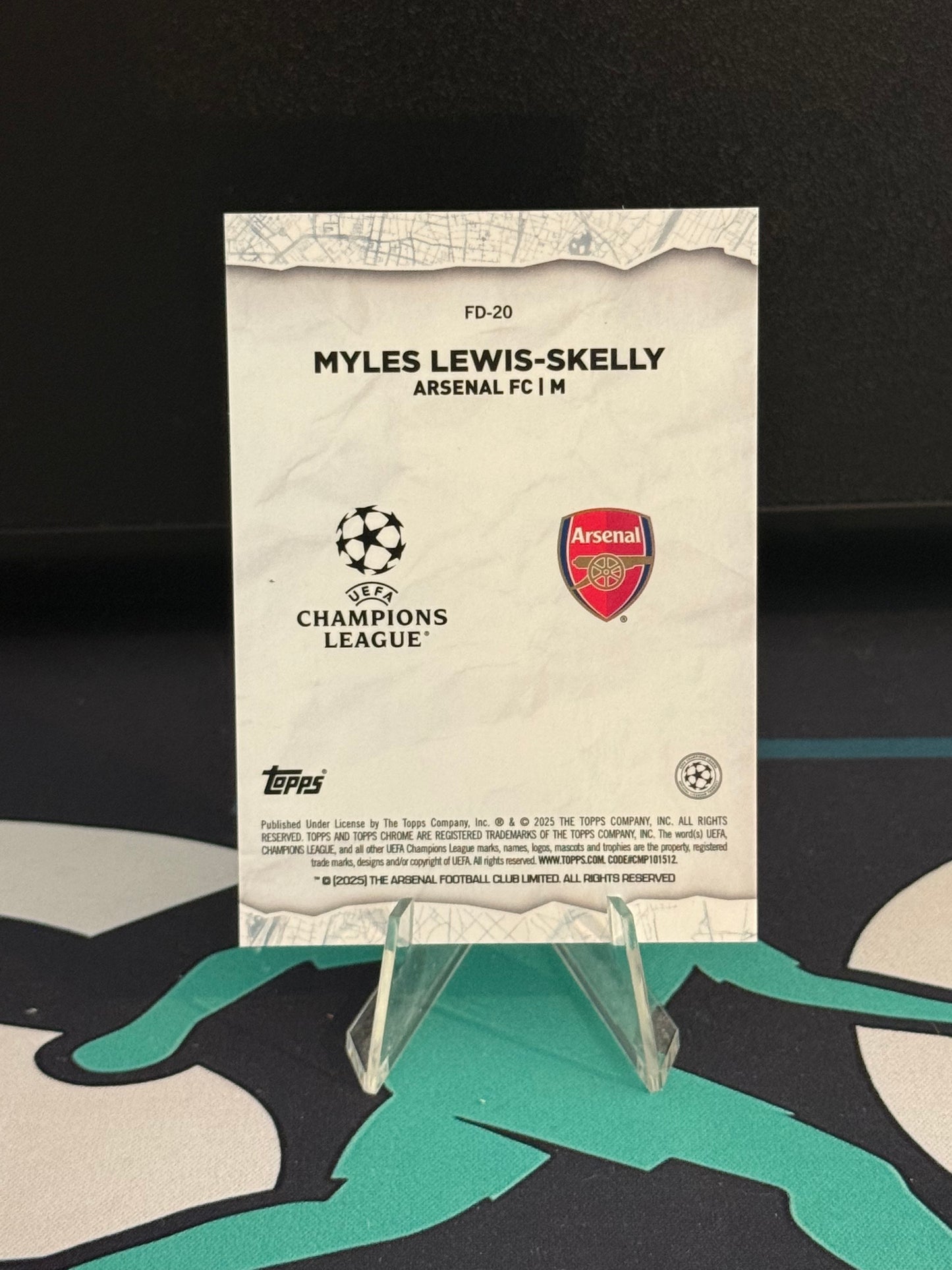 2024/2025 Topps Chrome UCC Myles Lewis-Skelly RC Black Parallel /10