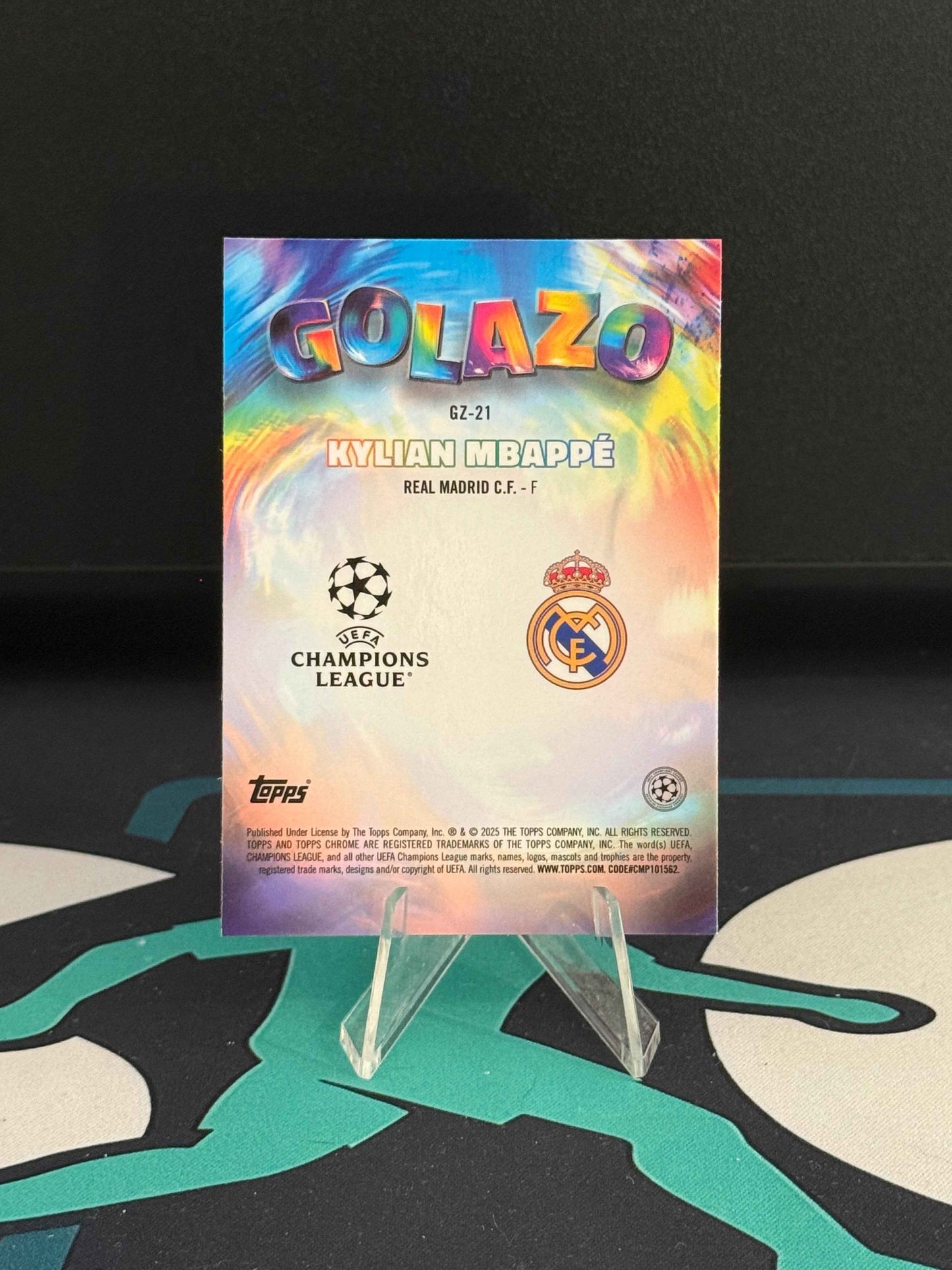2024/2025 Topps Chrome UCC Kylian Mbappe Golazo