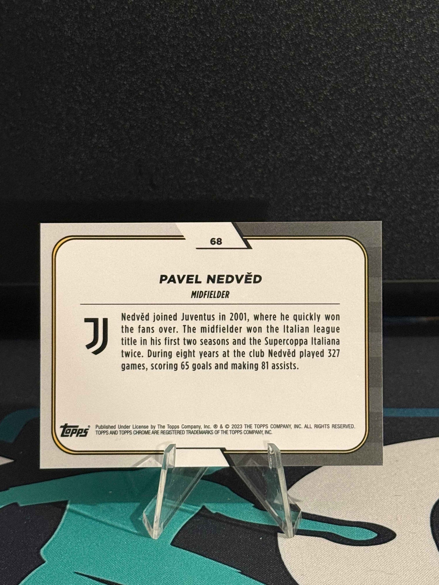 2022/2023 Topps Chrome Juventus Pavel Nedved Pink Parallel /125