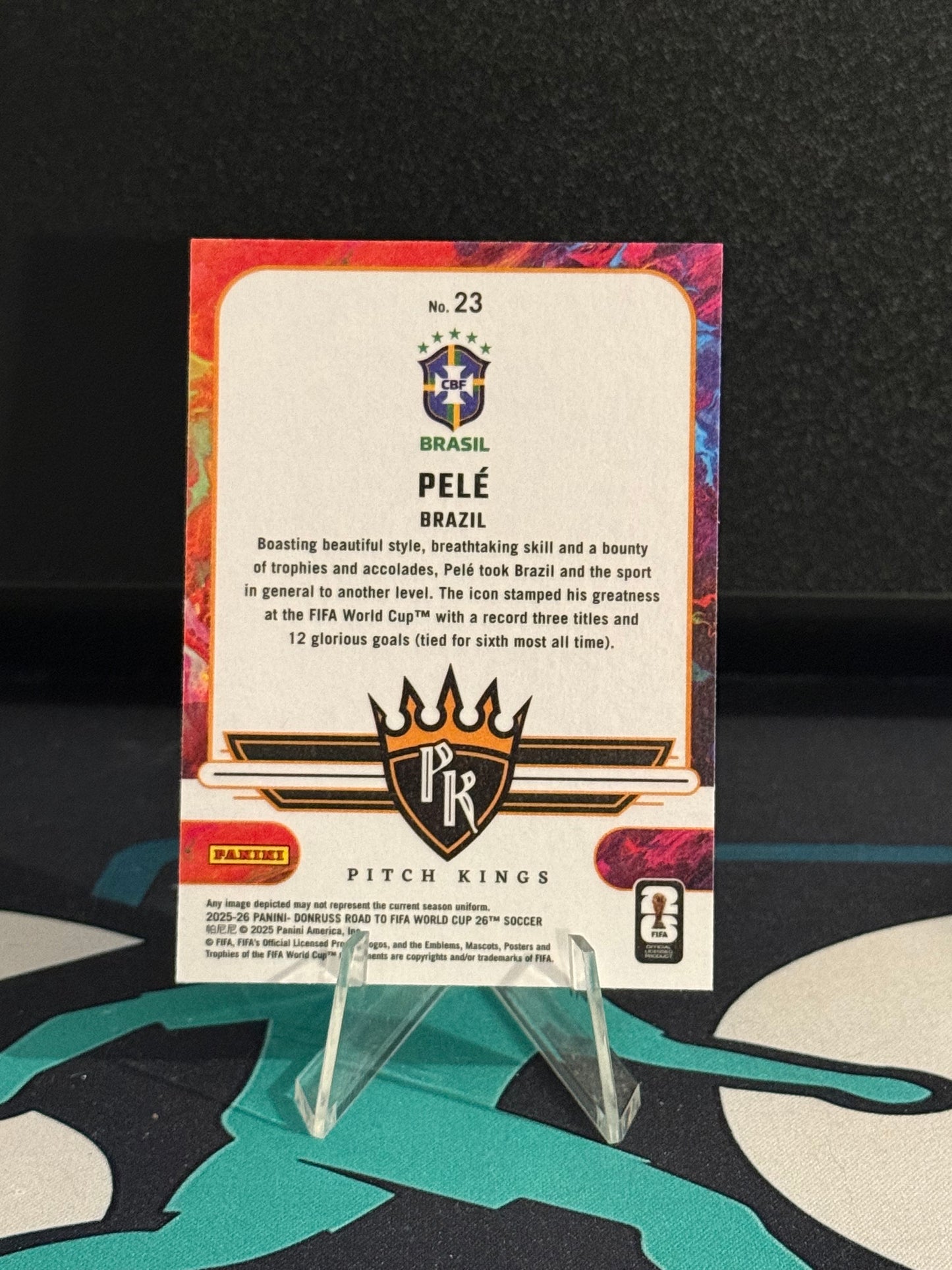 2025/2026 Panini Donruss Road to FIFA World Cup Pele Pitch Kings