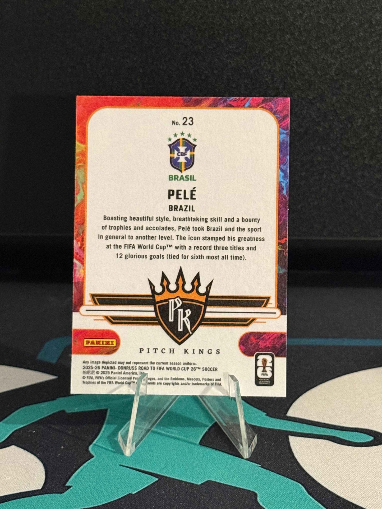 2025/2026 Panini Donruss Road to FIFA World Cup Pele Pitch Kings