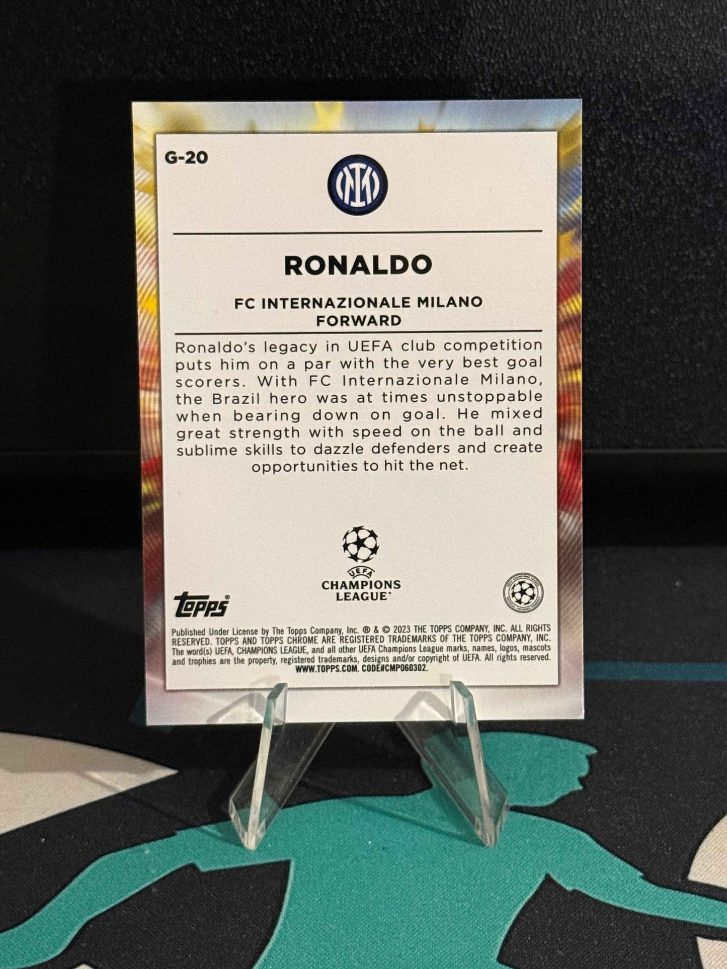 2022/2023 Topps Chrome UCC Ronaldo Golazo