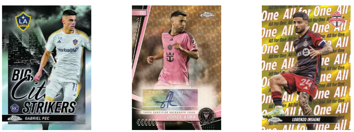 2024 Topps MLS Major League Soccer Chrome 7-Pack Blaster