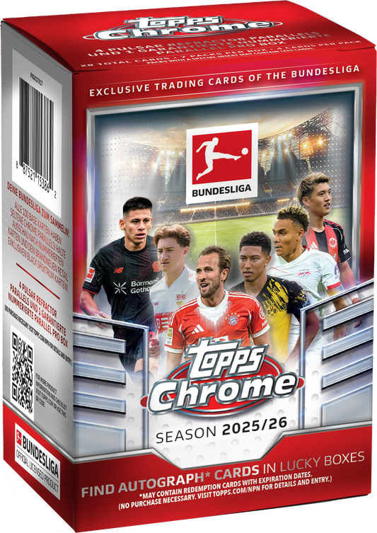 2025/26 Topps Chrome Bundesliga  Blaster Box