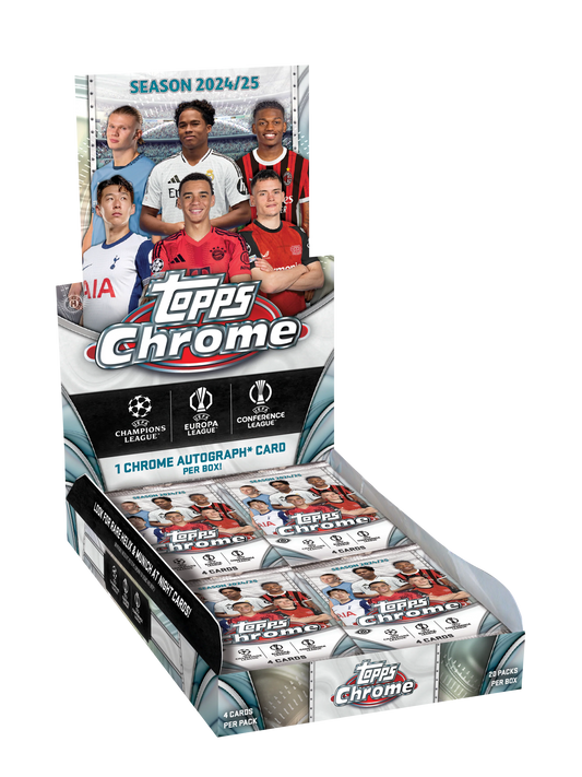2024-25 Topps Chrome UEFA Club Competitions Hobby