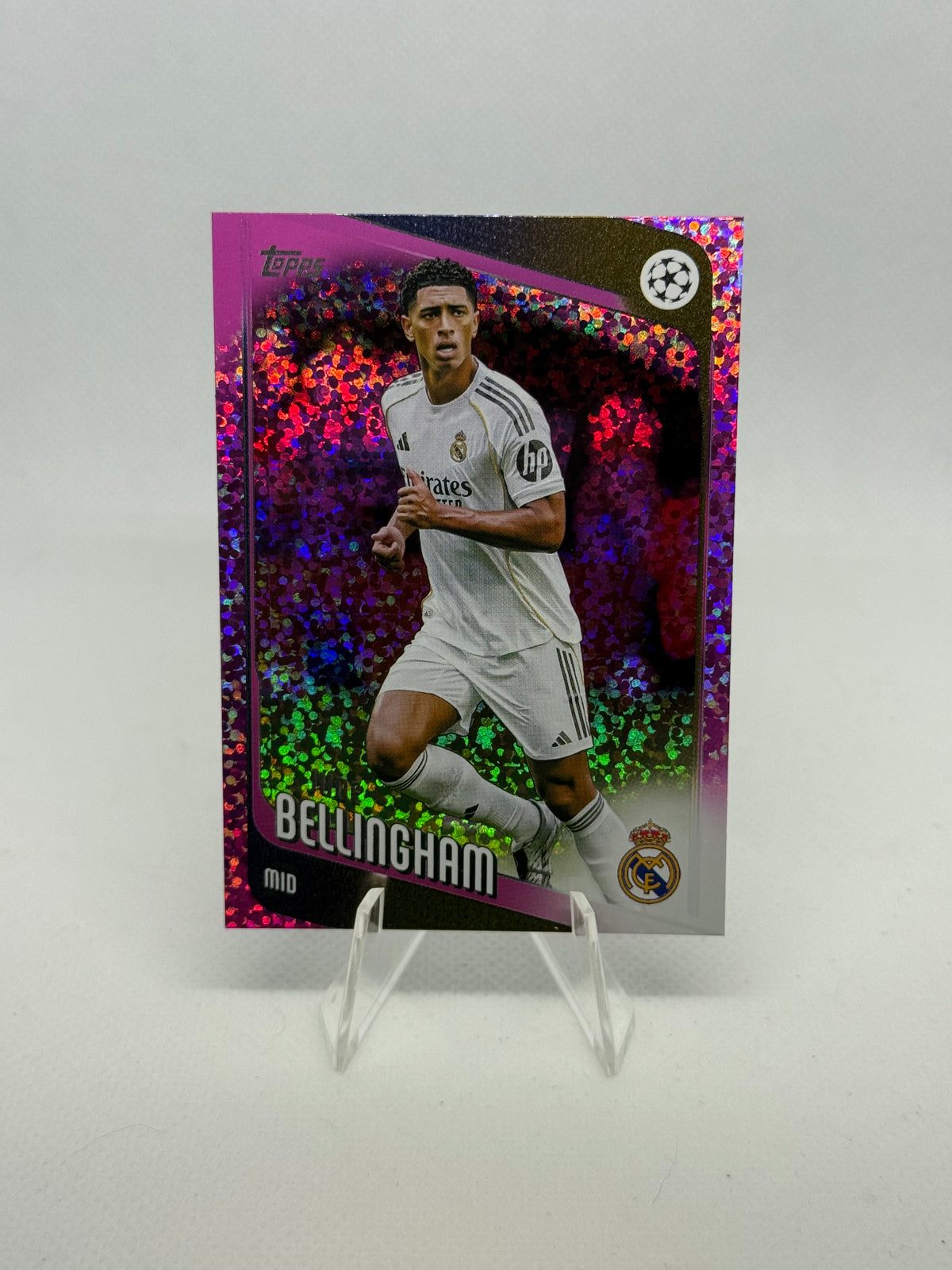 2022/2023 Topps Flagship UCC Jude Bellingham Pink Holo Parallel