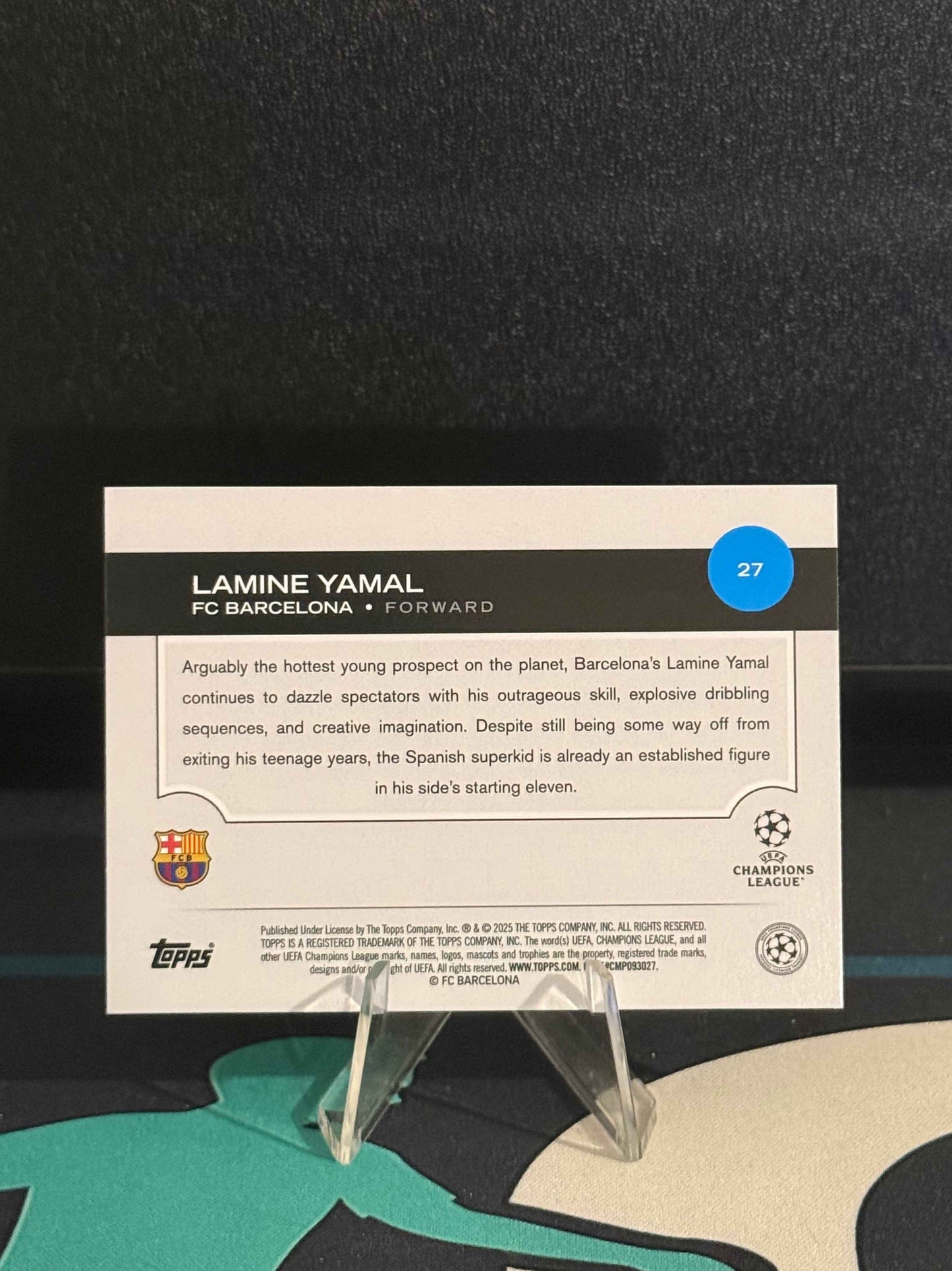 2024/2025 Topps Flagship UCC Lamine Yamal Future Stars
