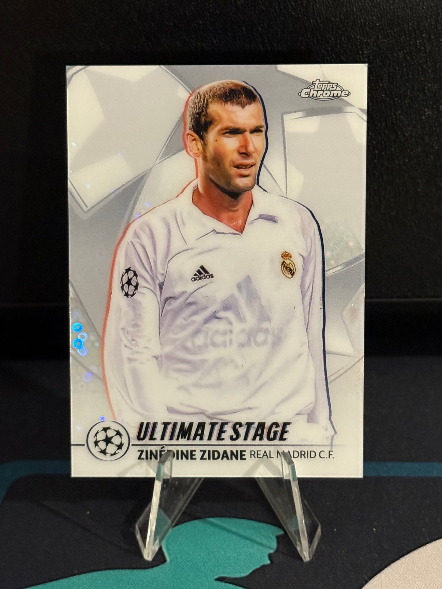 2025/2026 Topps Flagship UCC Zinedine Zidane Ultimate Stage Chrome