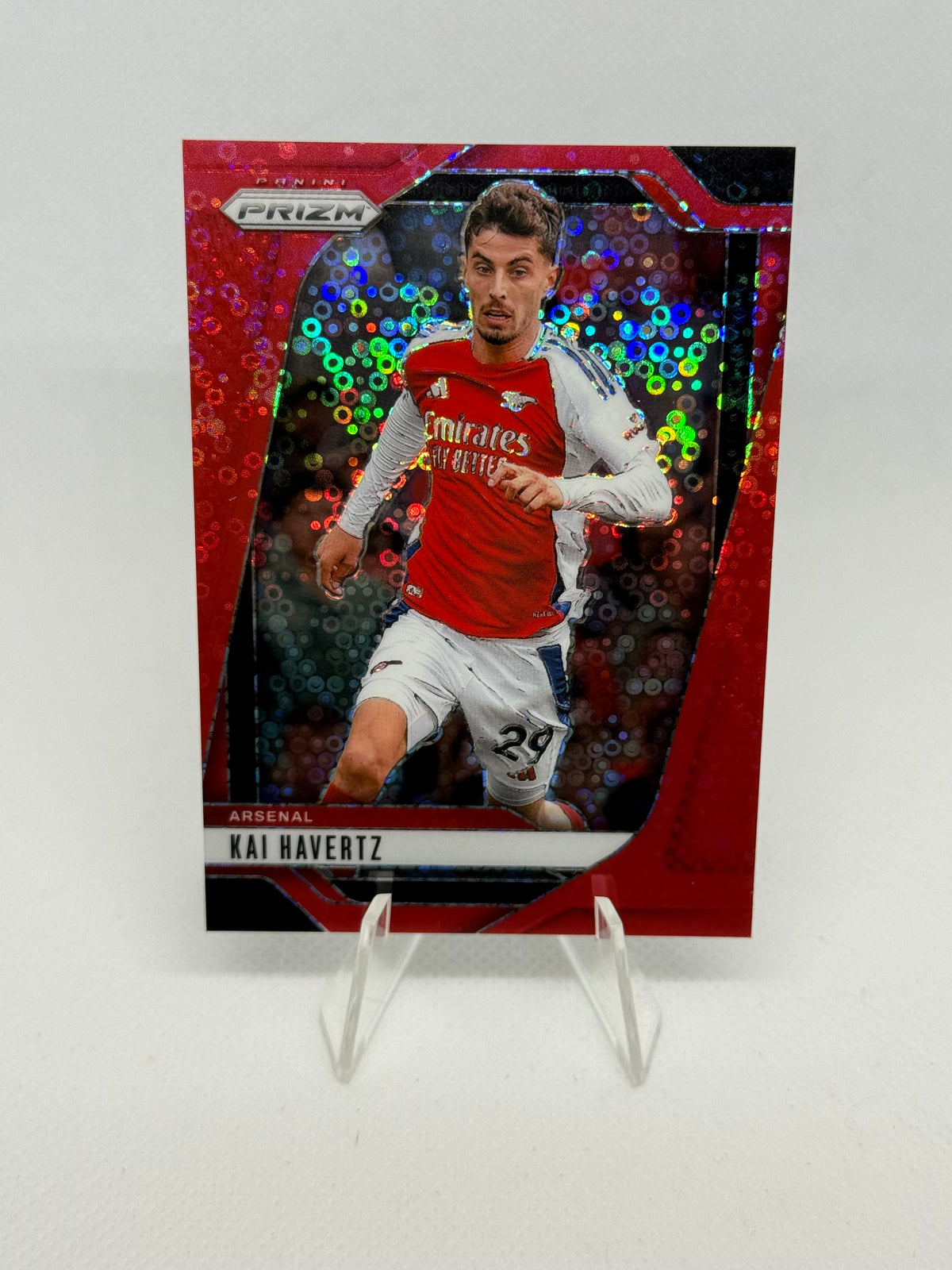 2024/2025 Panini Prizm Premier League Kai Havertz Red Breakaway Parallel /49