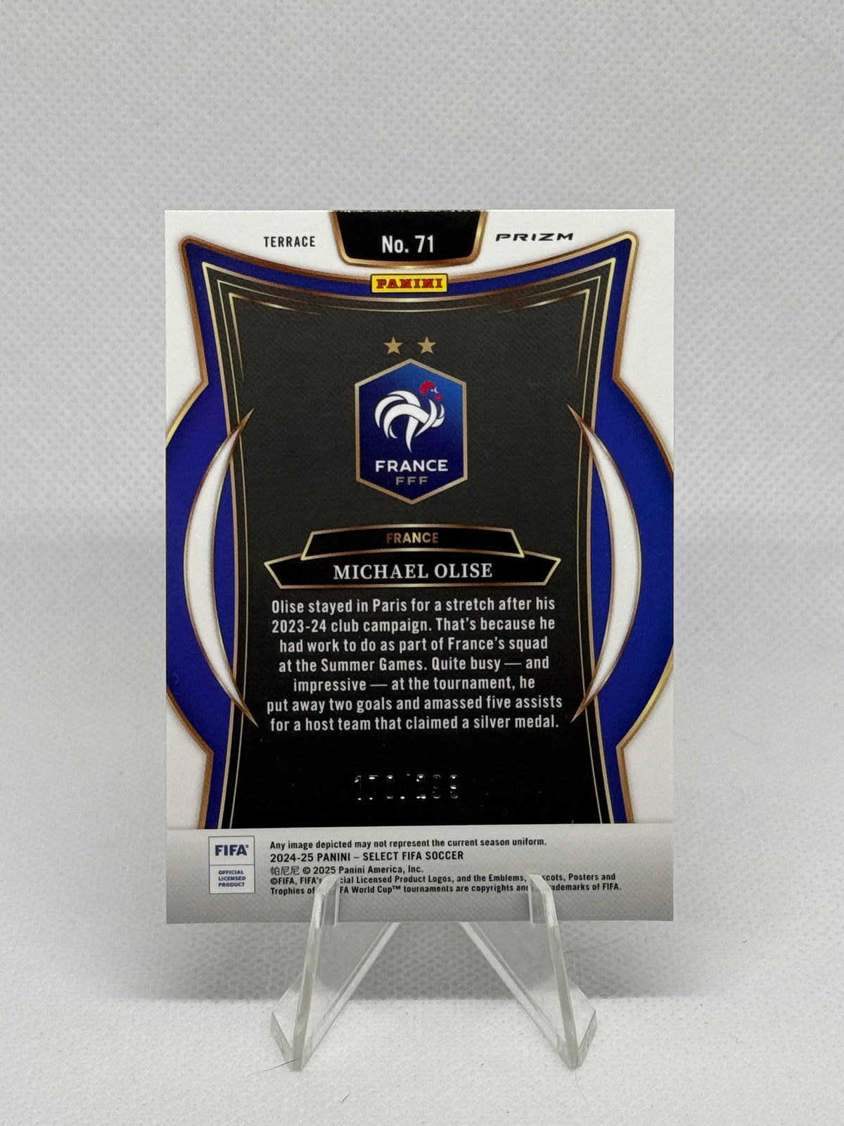 2024/2025 Panini Select Michael Olise Pink Mojo Parallel /299