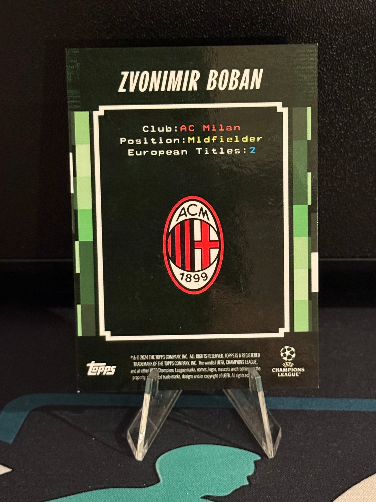 2024/2025 Topps Decades 1990s Zvonimir Boban Green Parallel /99