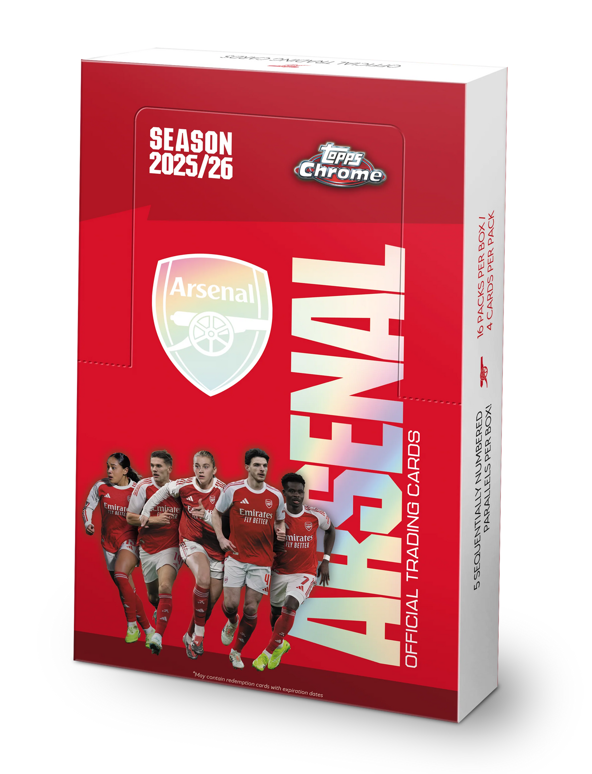 2025/2026 Topps Chrome Arsenal Hobby