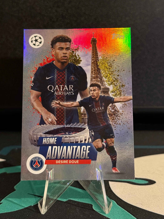 2025/2026 Topps Flagship UCC Desire Doue Home Advantage Case Hit