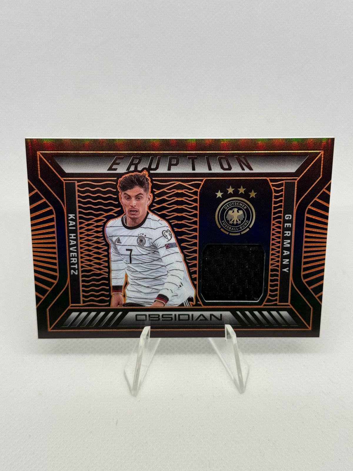 2021/2022 Panini Obsidian Kai Havertz Patch Electric Etch Orange Parallel /50