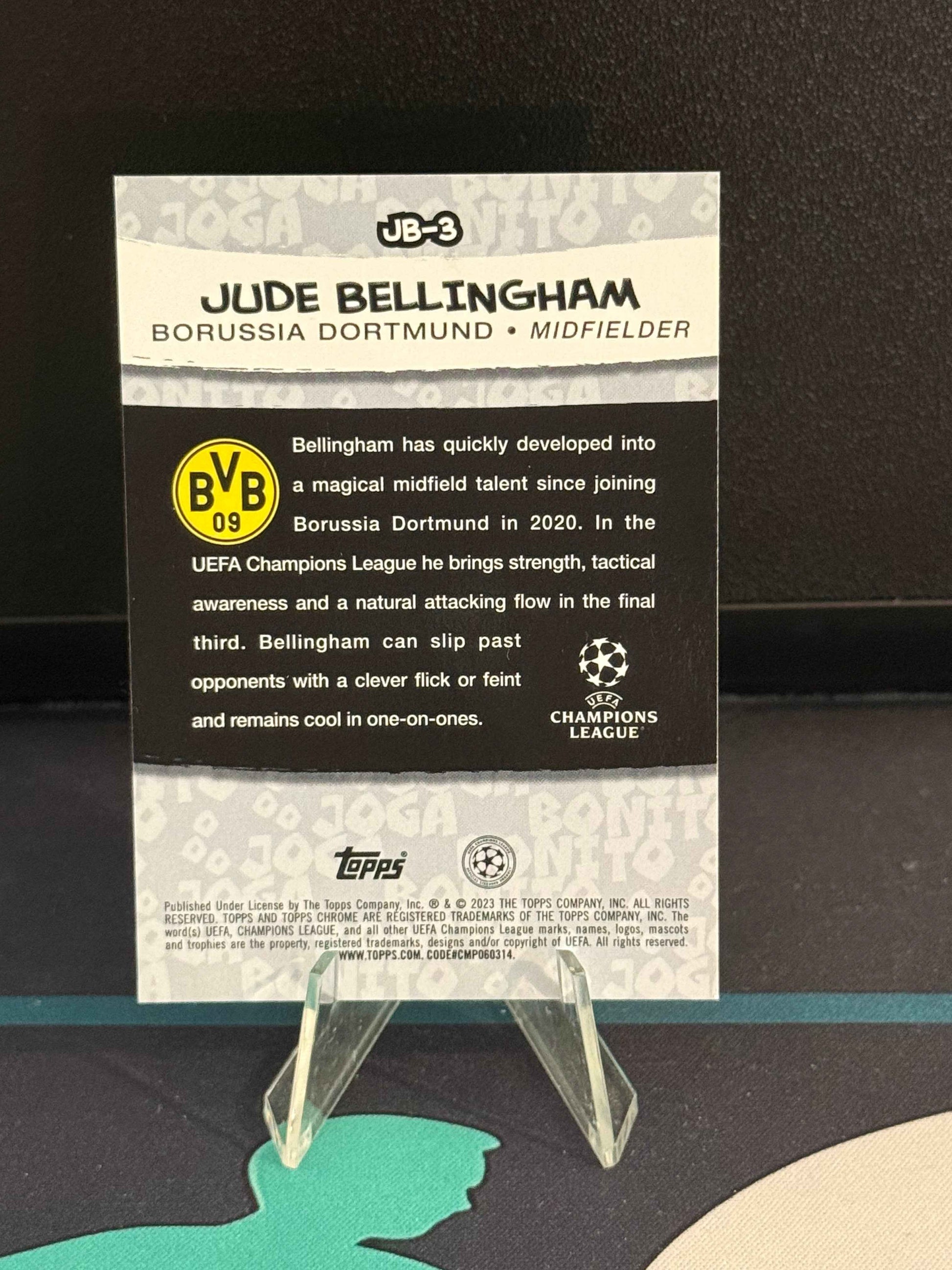 2022/2023 Topps Chrome UCC Jude Bellingham Joga Bonito SSP