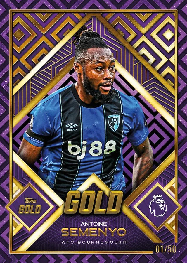 2025-2026 Topps Gold Premier League Hobby Box