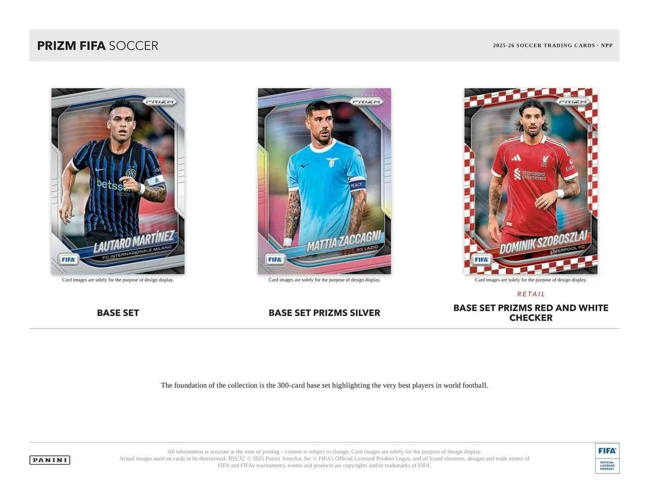 2025/26 Panini Select FIFA Soccer 6-Pack Blaster