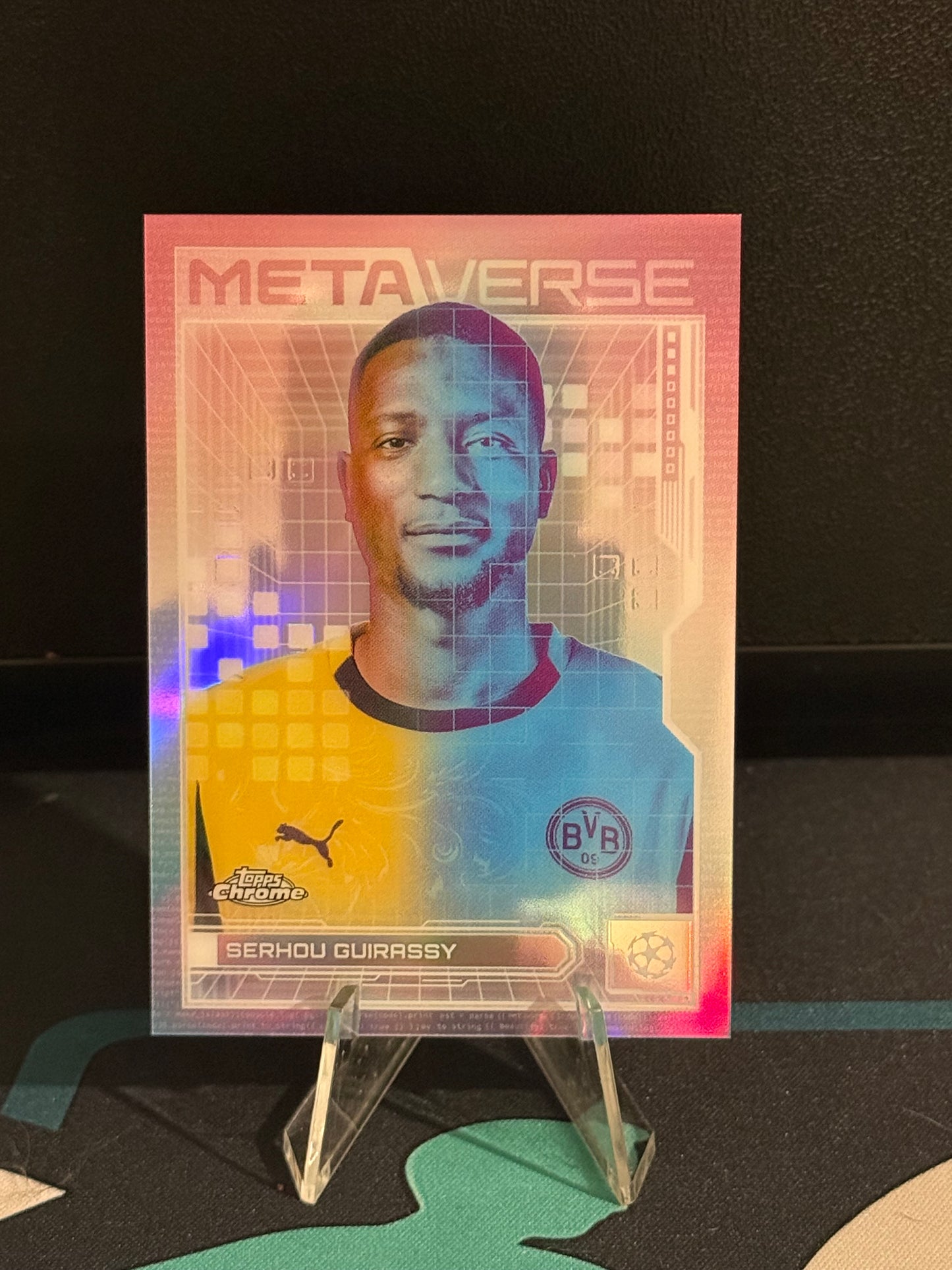 2025/2026 Topps Chrome UCC Serhou Guirassy Metaverse Case Hit
