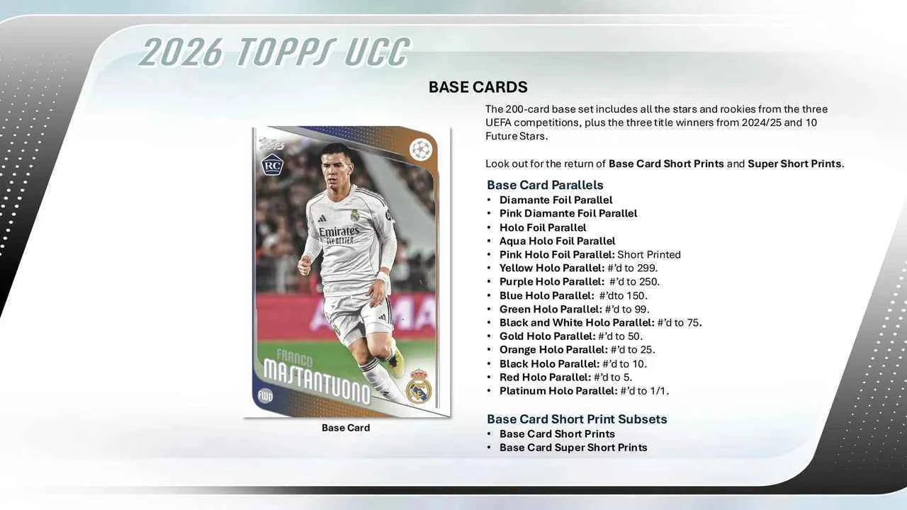 2025/26 Topps UEFA Club Competitions Blaster Box