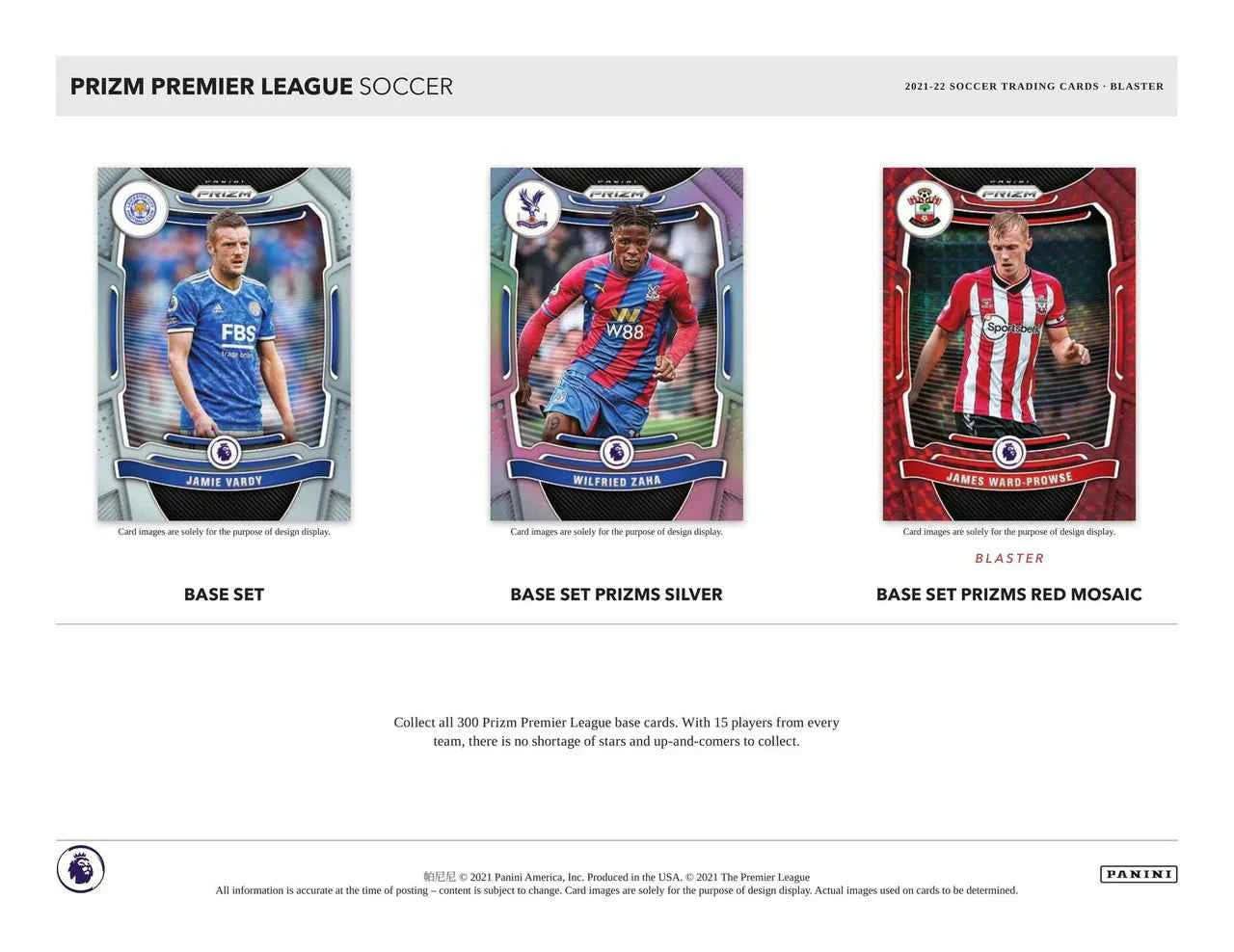 1x Booster Pack 2021/22 Panini Prizm Premier League Retail
