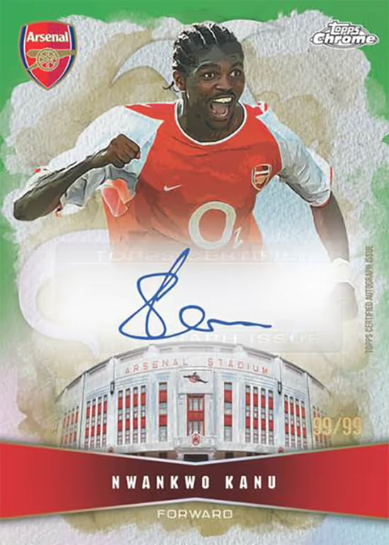 2025/2026 Topps Chrome Arsenal Hobby