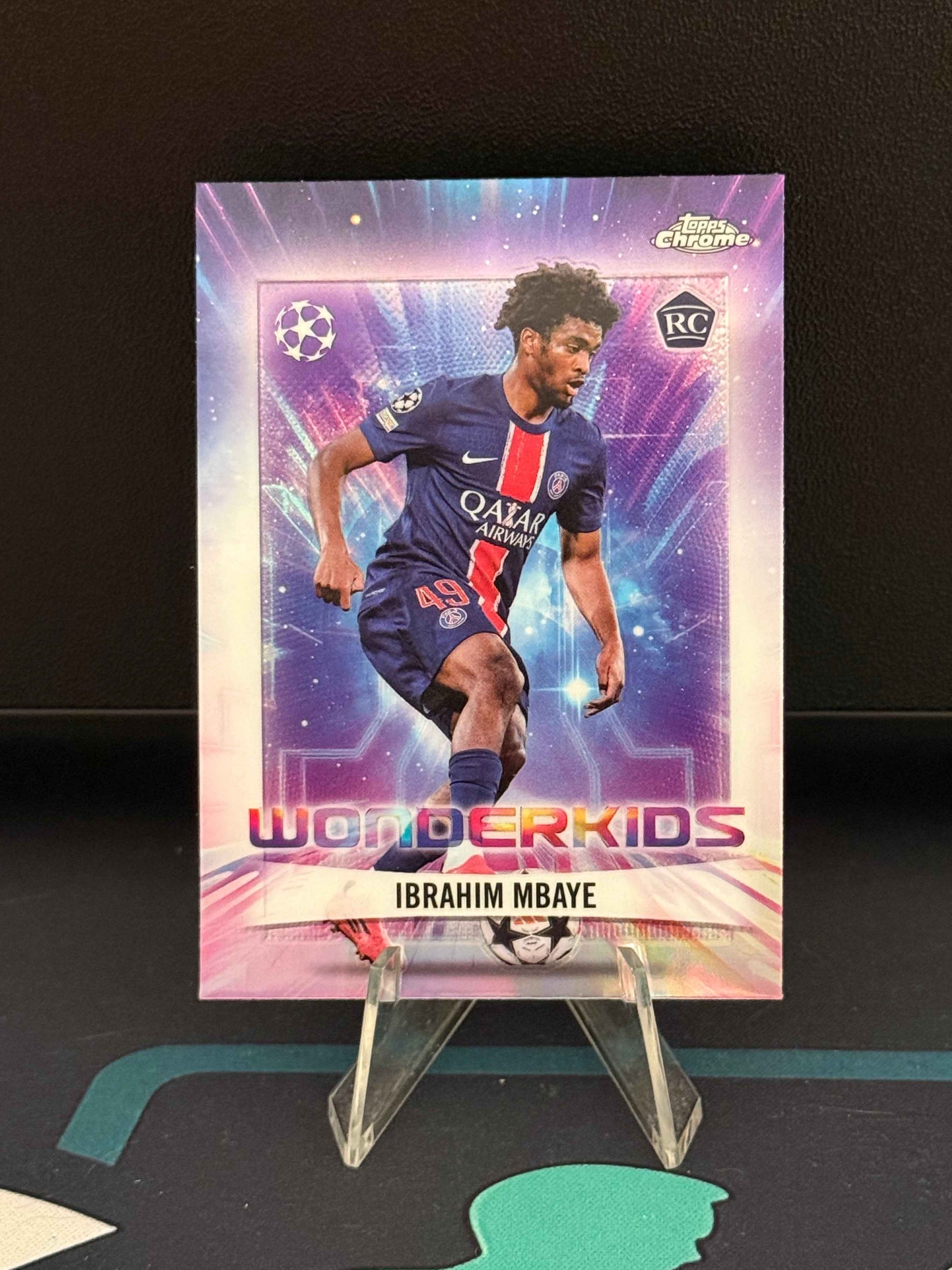 2024/2025 Topps Chrome UCC Ibrahim Mbaye RC Wonderkids