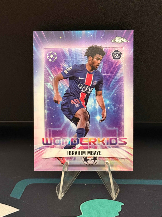 2024/2025 Topps Chrome UCC Ibrahim Mbaye RC Wonderkids