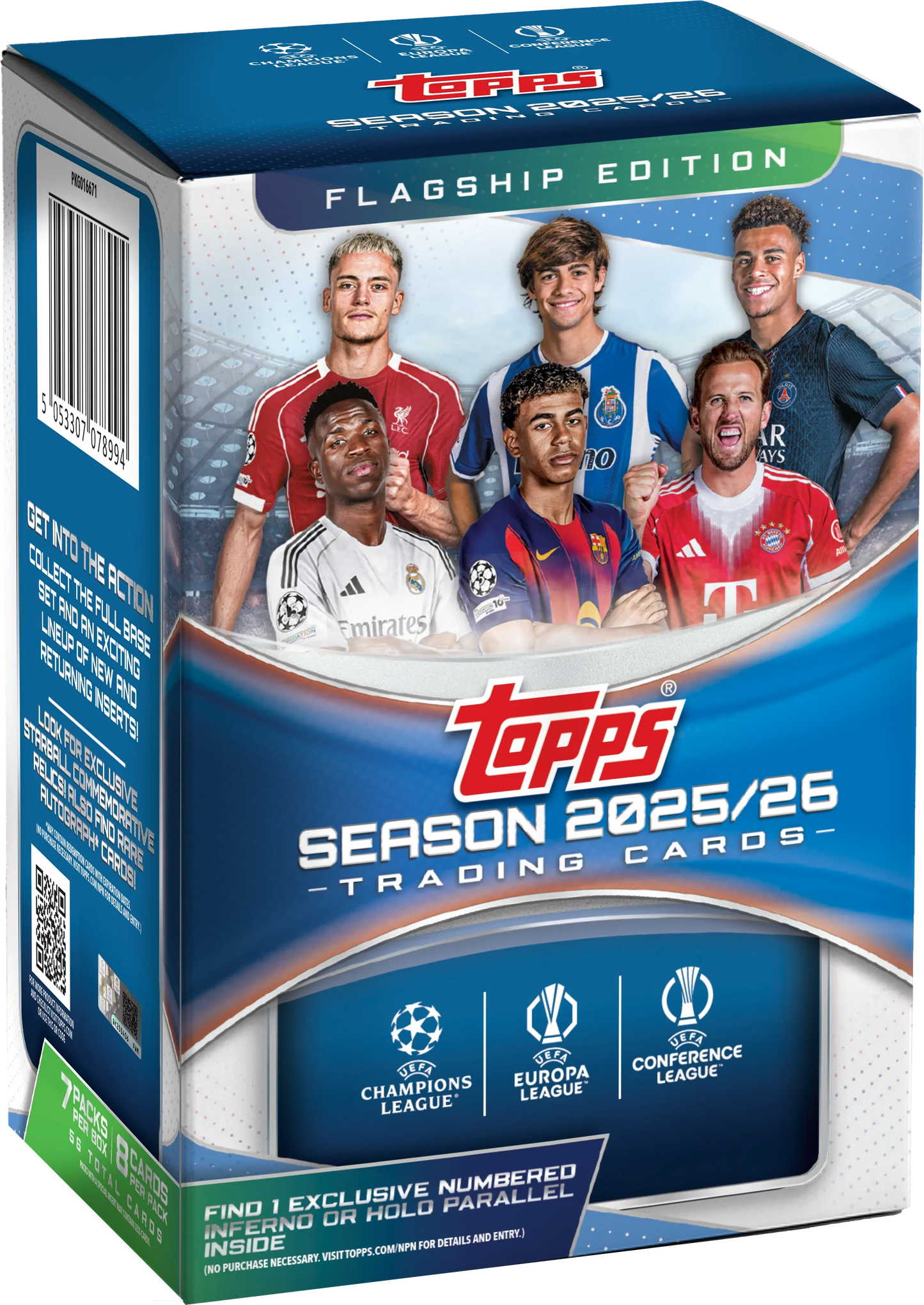 2025/26 Topps UEFA Club Competitions Blaster Box