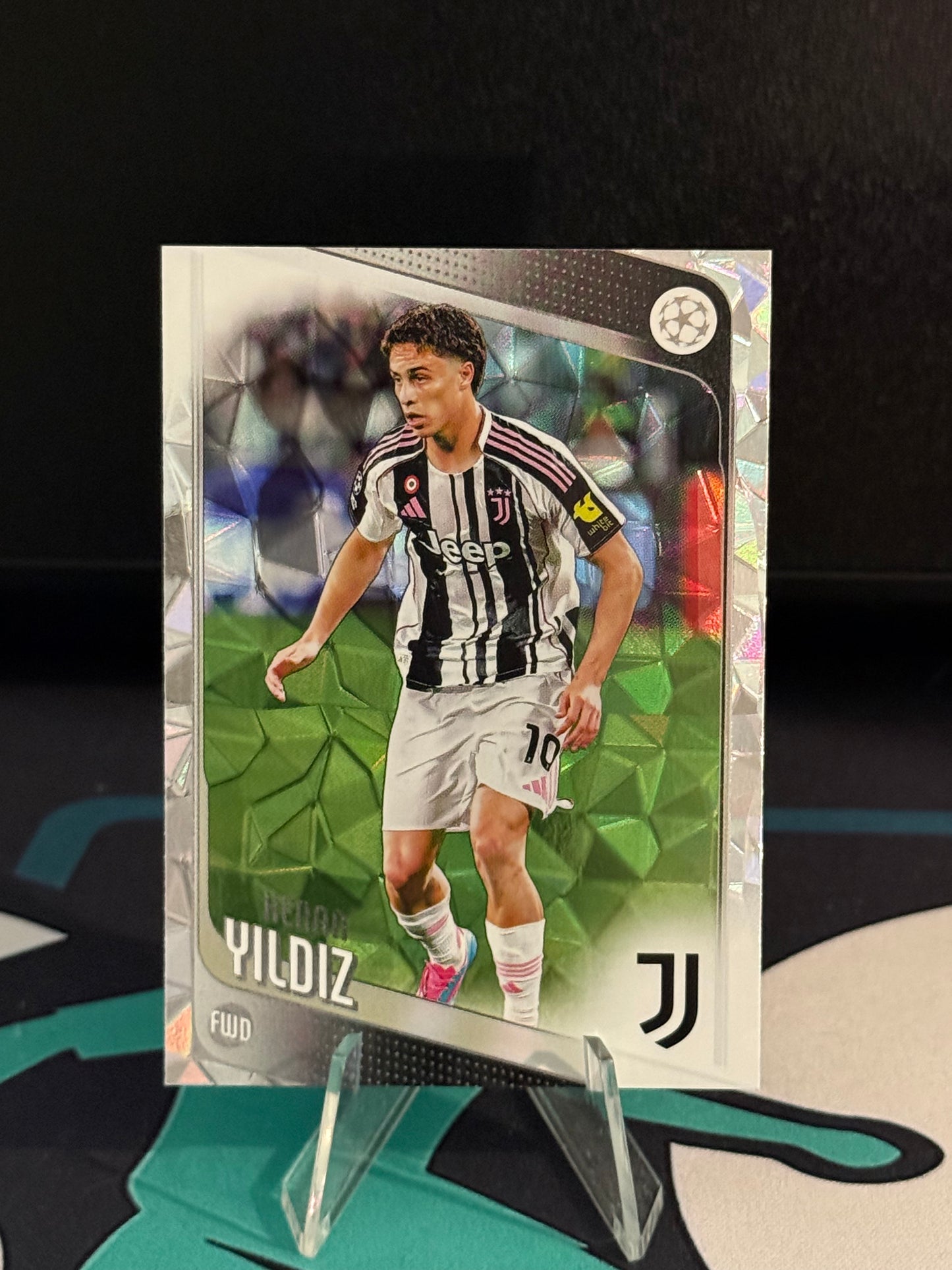 2025/2026 Topps Flagship UCC Kenan Yildiz Diamante Foil