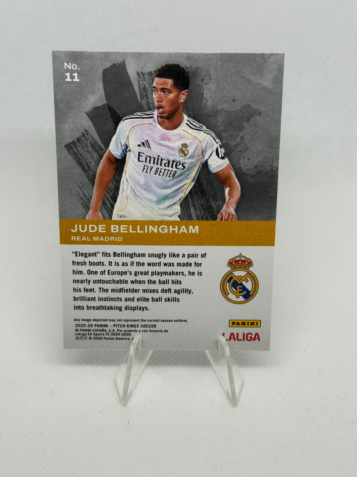 2025/2026 Panini Pitch Kings La Liga Jude Bellingham Elegance