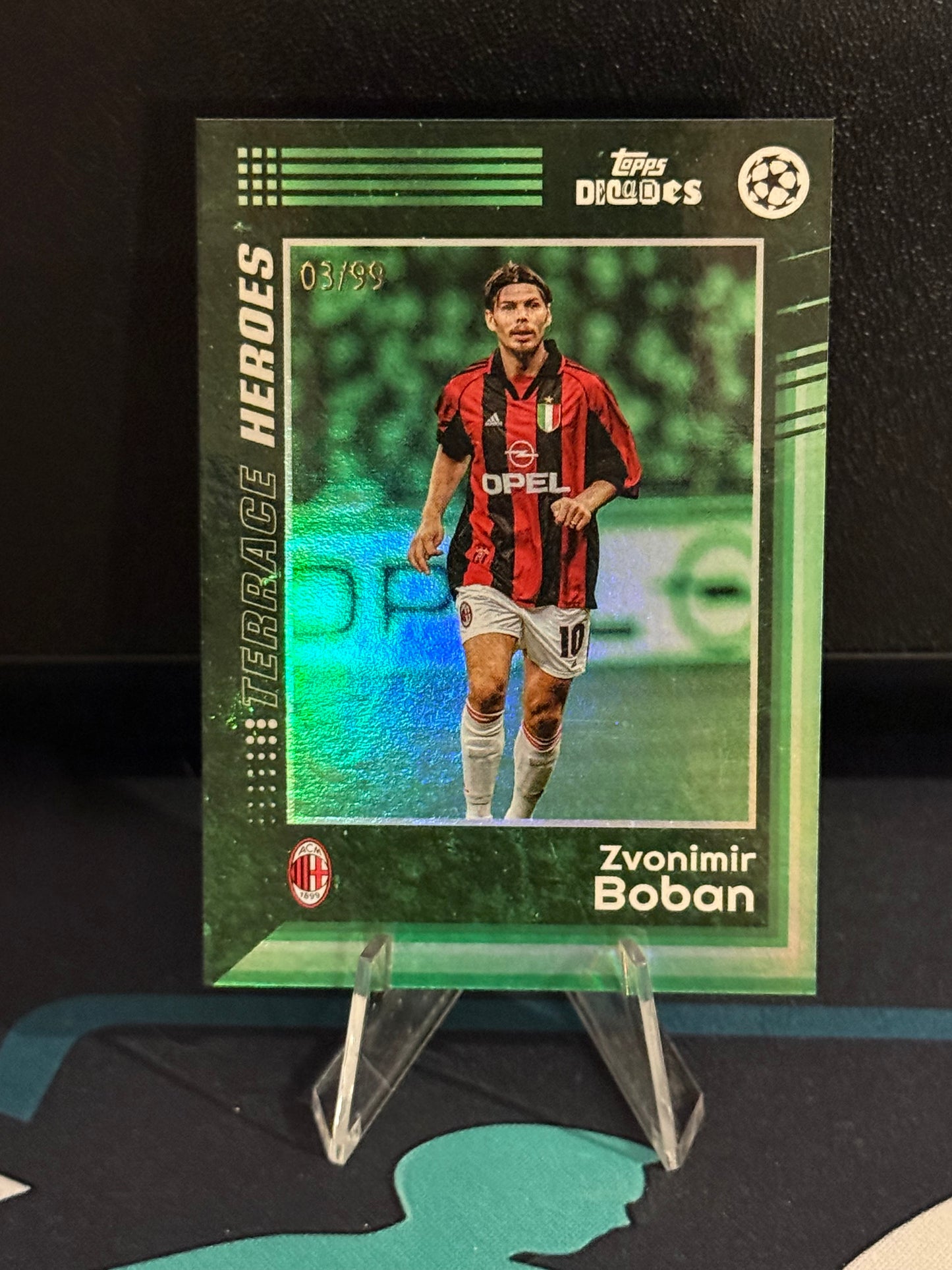 2024/2025 Topps Decades 1990s Zvonimir Boban Green Parallel /99