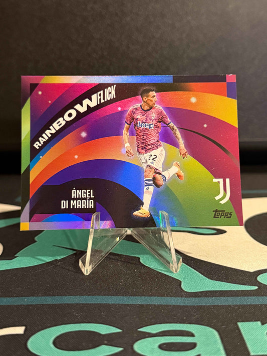 2025/2026 Topps Juventus Team Set Angel Di Maria Rainbow Flick Case Hit