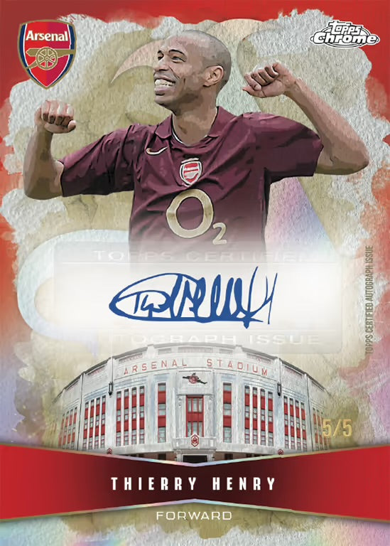 2025/2026 Topps Chrome Arsenal Hobby