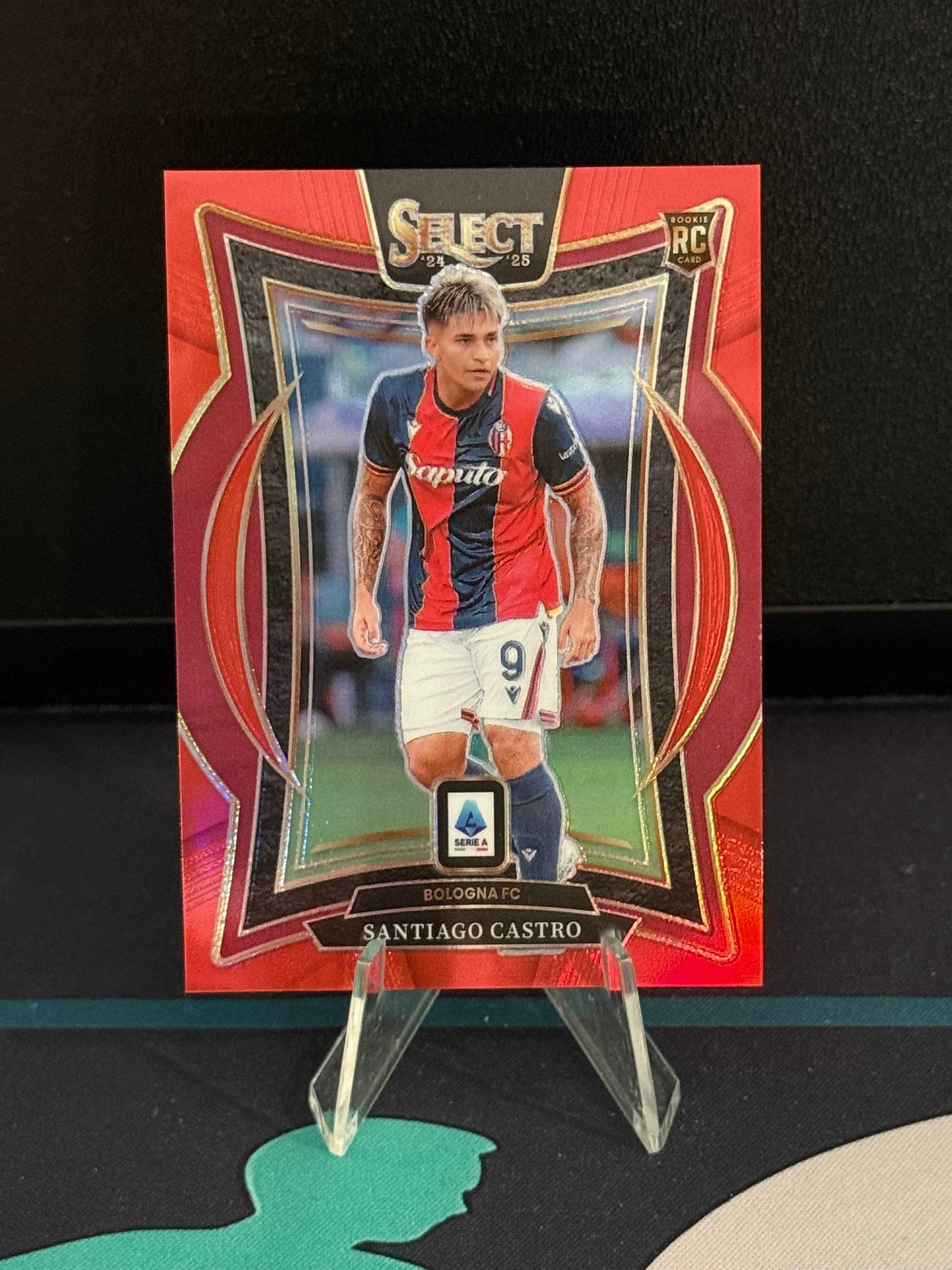 2024/2025 Panini Select Serie A Santiago Castro RC Red Parallel