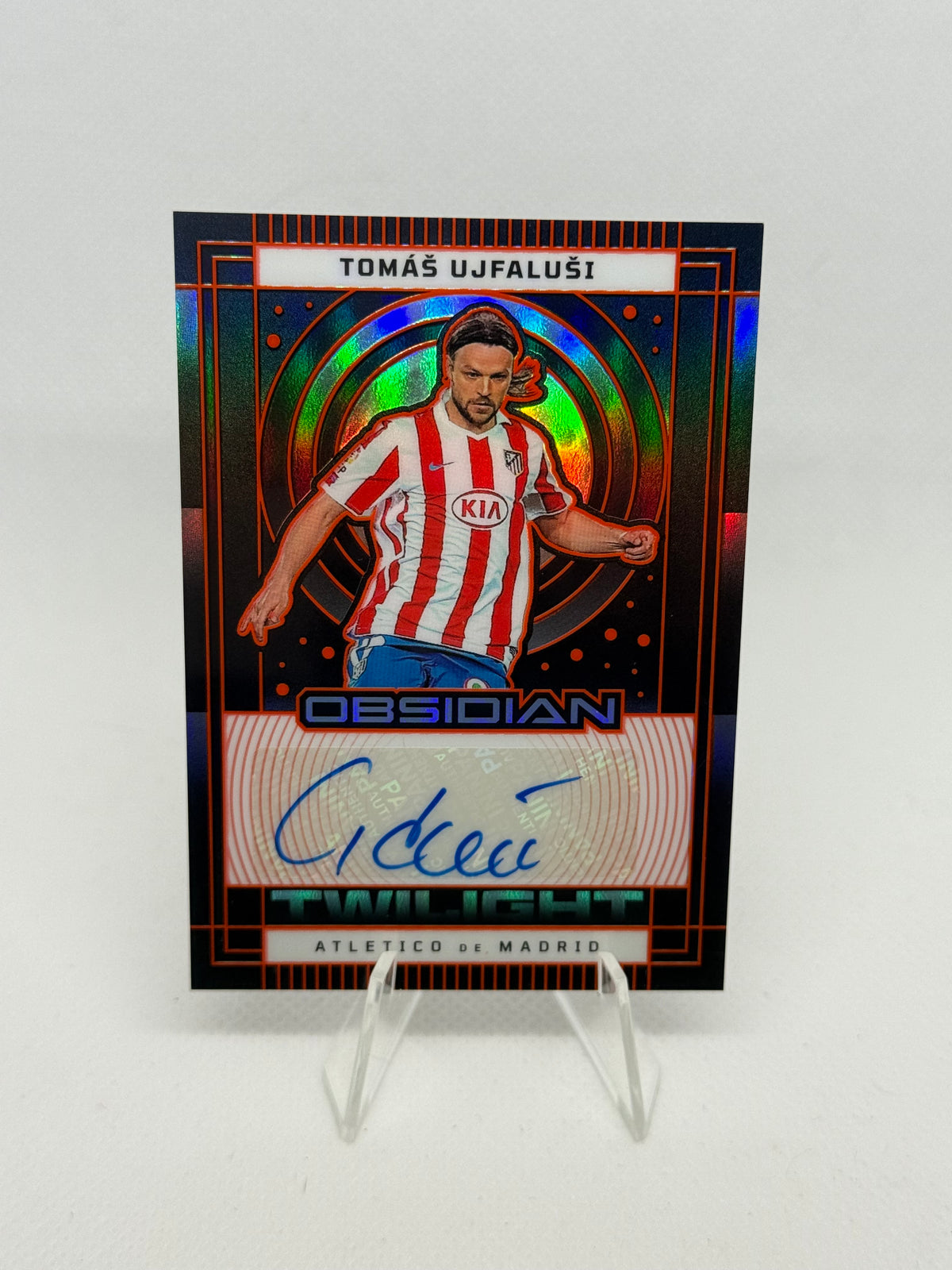 2025/2026 Panini Obsidian Tomas Ujfalusi Autograph Electric Etch Red Pulsar Parallel /99
