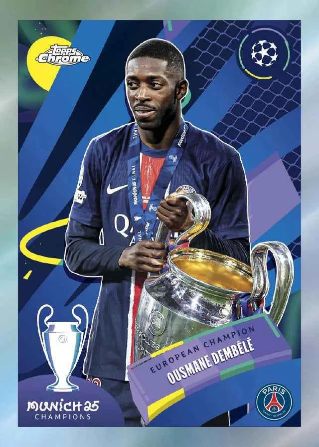 2025-2026 Topps Chrome UEFA Club Competitions Hanger Box