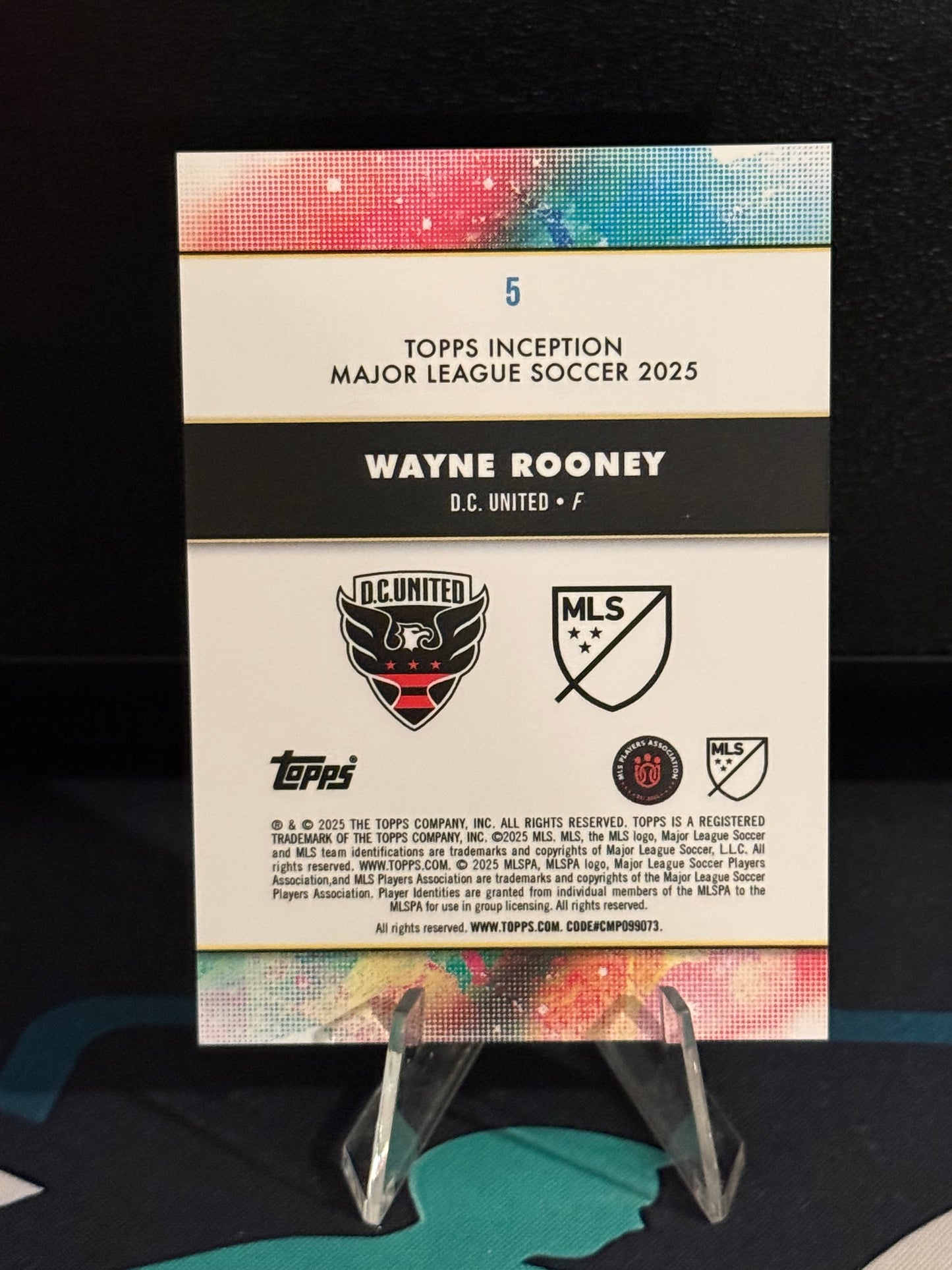 2025 Topps Inception MLS Wayne Rooney