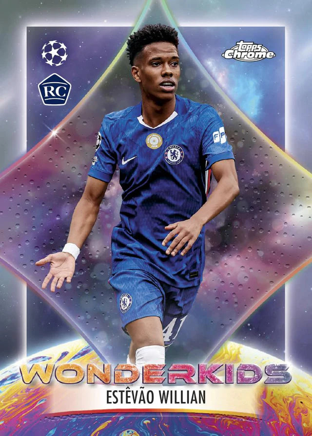 2025-2026 Topps Chrome UEFA Club Competitions Hanger Box