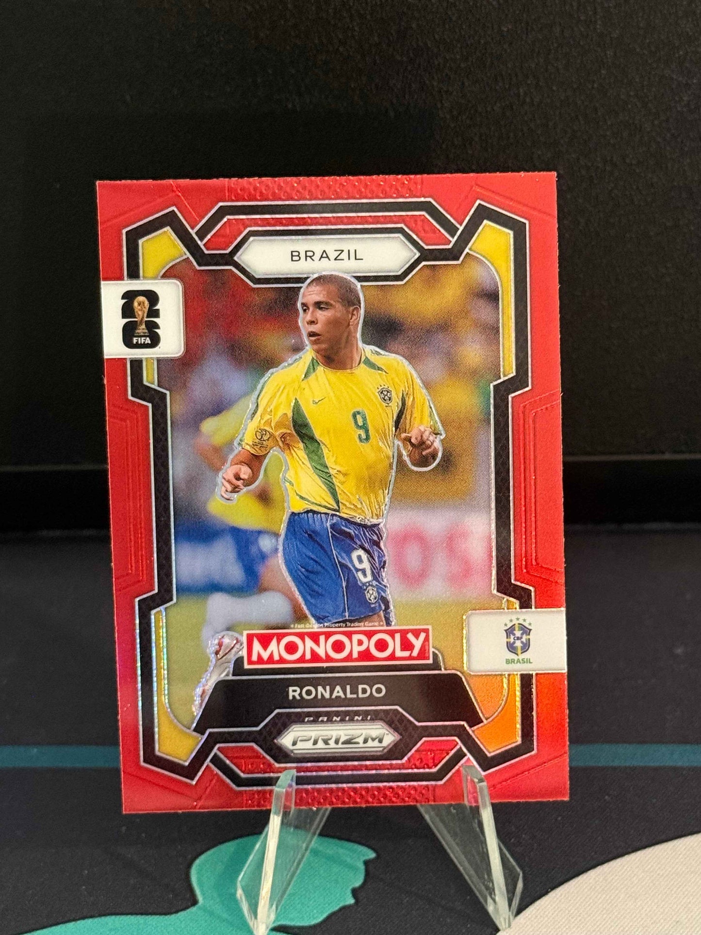 2026 Panini Monopoly Prizm FIFA World Cup Ronaldo Red Parallel