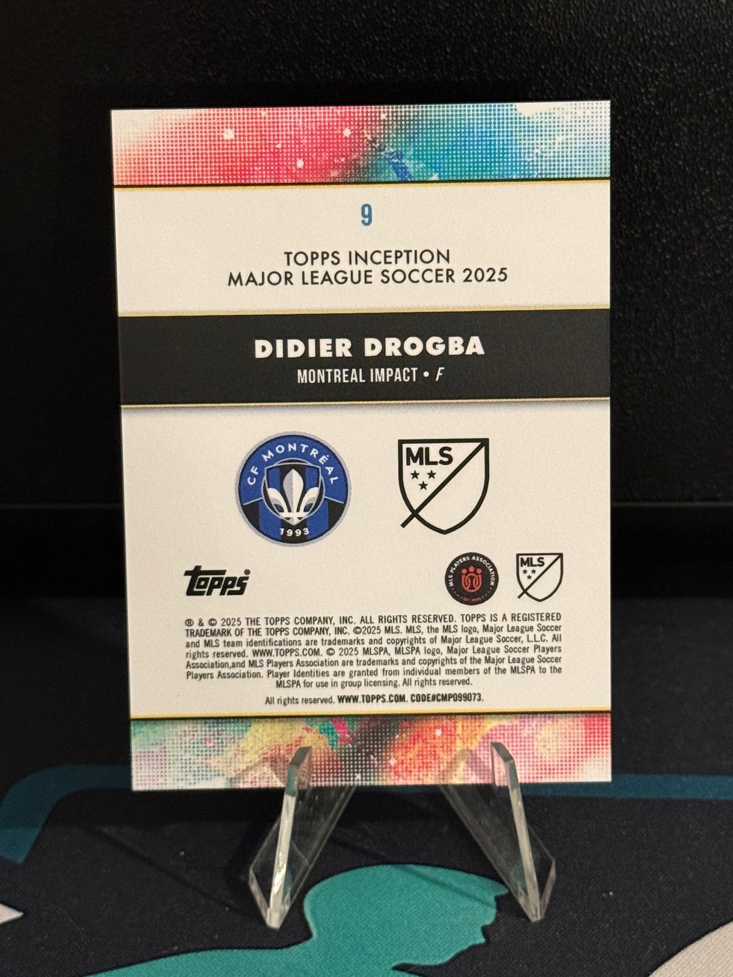 2025 Topps Inception MLS Didier Drogba Pink Parallel /35