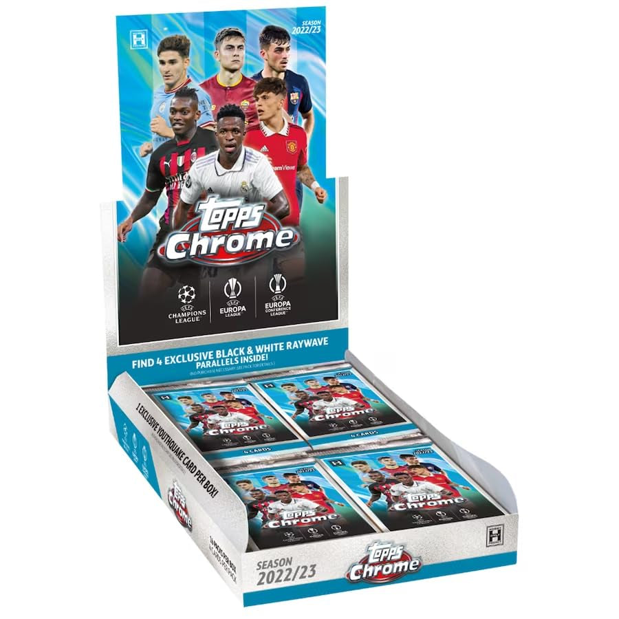 2022/23 Topps Chrome UEFA Club Competitions Soccer Hobby LITE