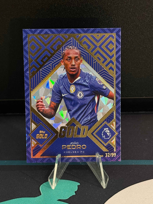 2025/2026 Topps Gold Premier League Joao Pedro Blue Parallel /99
