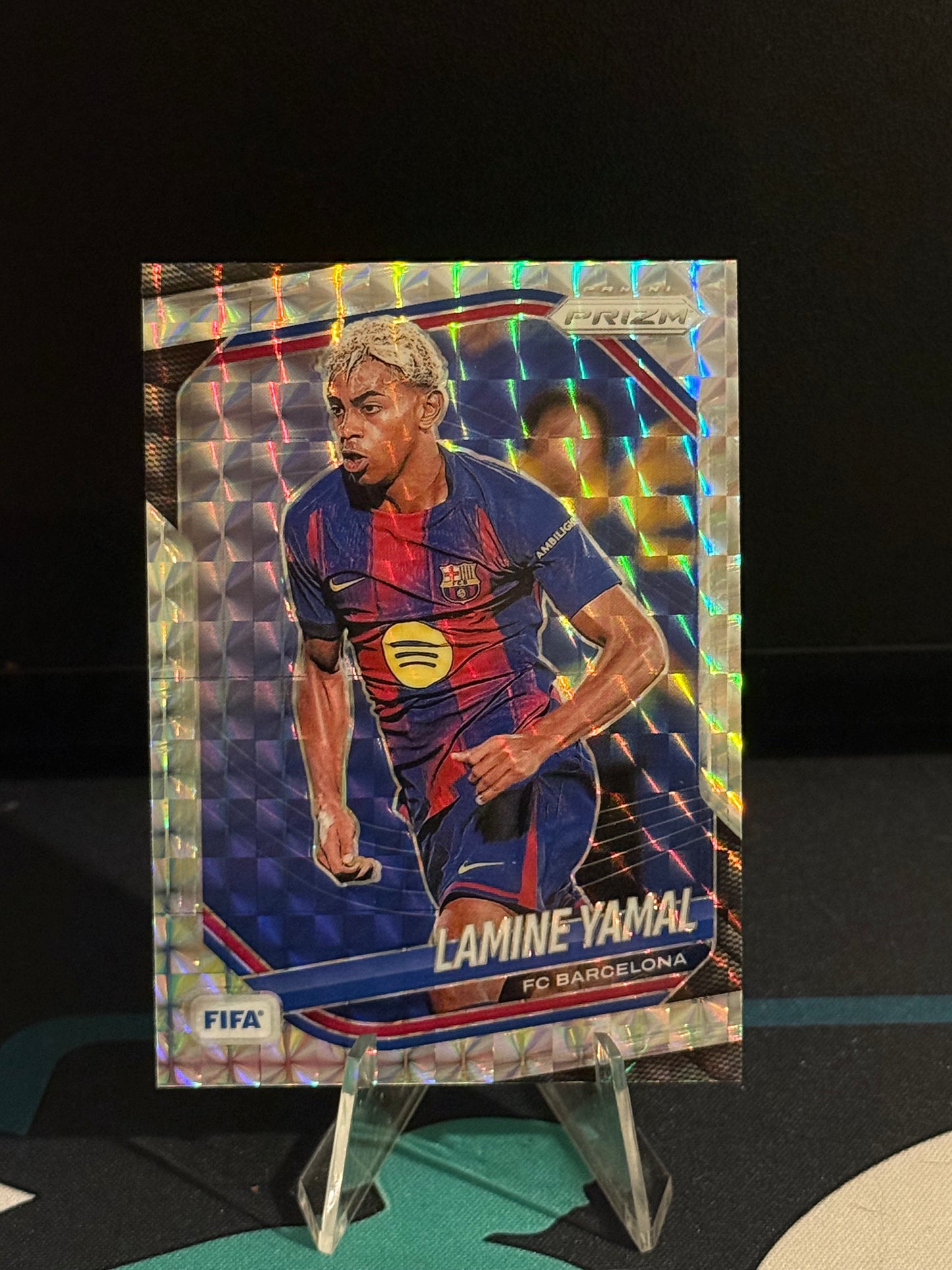 2025/2026 Panini Prizm FIFA Lamine Yamal Mosaic Parallel