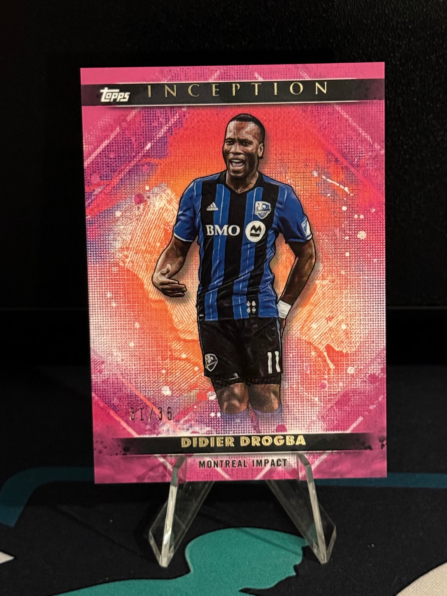 2025 Topps Inception MLS Didier Drogba Pink Parallel /35