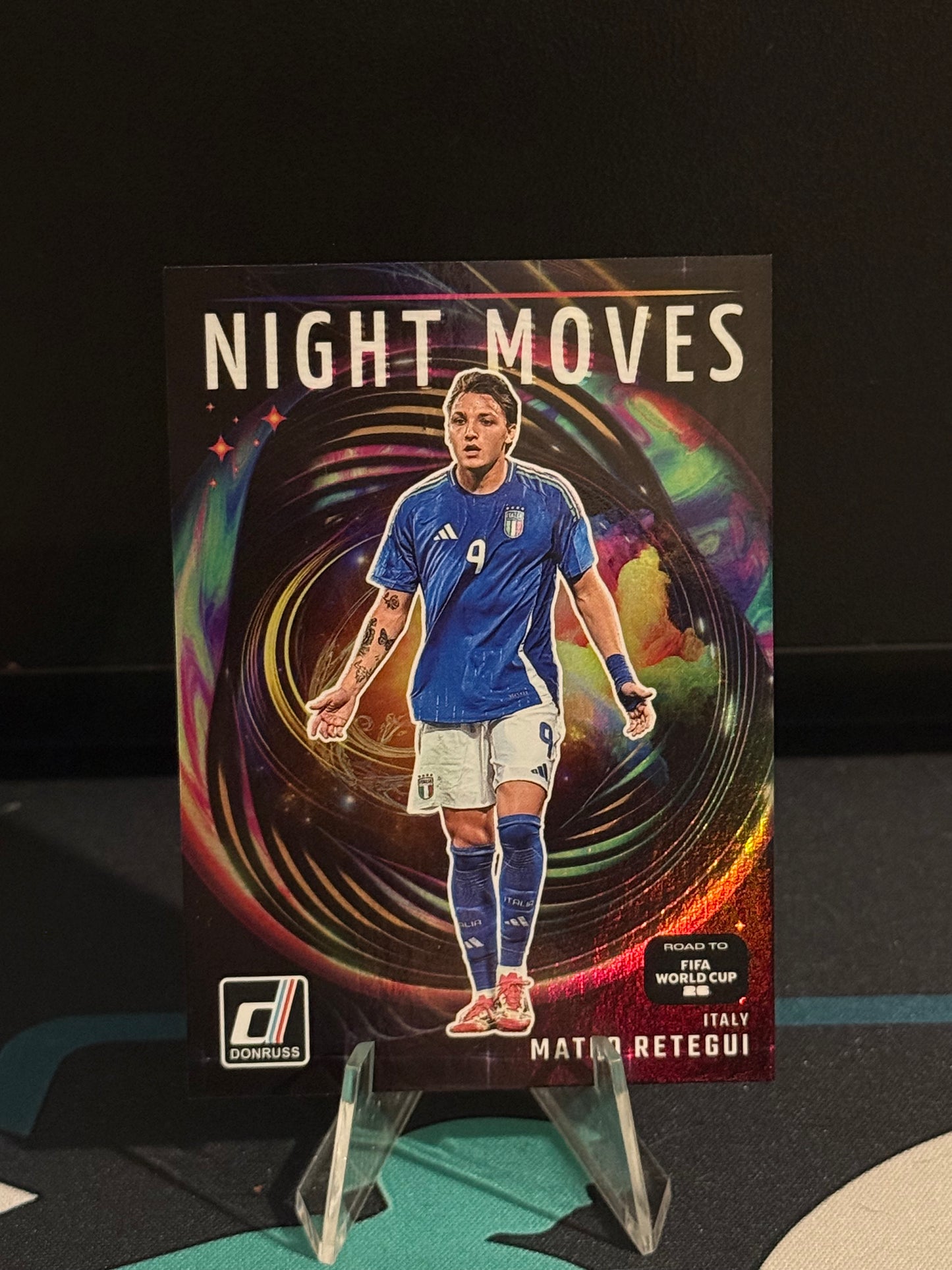 2025/2026 Panini Donruss Road to FIFA World Cup Mateo Retegui Night Moves Case Hit